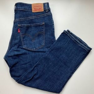 [Levis] Size 8 - Dark Classic Capri